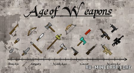 Скачать Age of Weapons для Minecraft 1.19