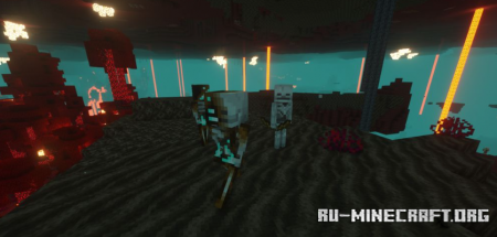 Скачать Nether Skeletons для Minecraft 1.18.2