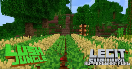 Скачать Legit Survival: Lush Jungle для Minecraft