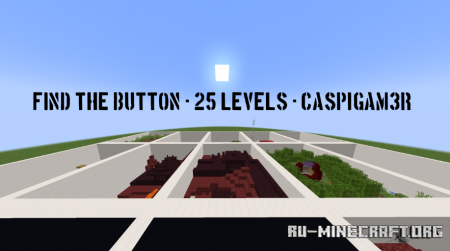 Скачать Find The Button - 25 Levels для Minecraft