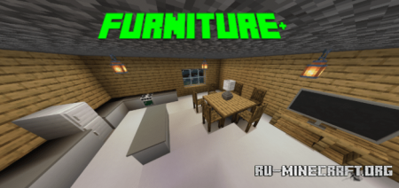 Скачать Furniture Plus для Minecraft PE 1.19