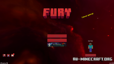 Скачать Fury 16x - PvP Pack для Minecraft PE 1.19