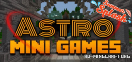 Скачать AstroMiniGames (Summer Splash Update) для Minecraft PE