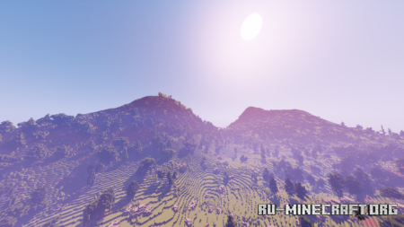 Скачать Mountain Terrain Format для Minecraft PE