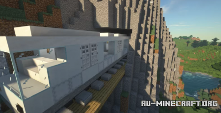 Скачать Subway Station in the Cliff для Minecraft
