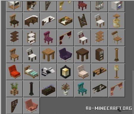 Скачать Gooblicraft Add-on V2: Furnitures для Minecraft PE 1.19