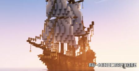 Скачать The Ship of Dreams (Rebuild, Litematica) для Minecraft