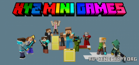 Скачать XYZ Mini Games Map для Minecraft PE