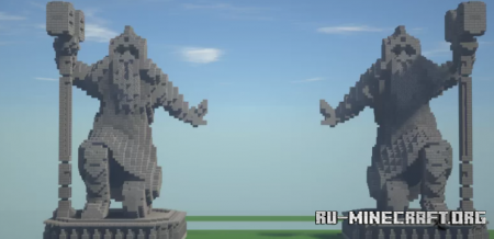 Скачать Dwarven Statue - Khazad Dum для Minecraft