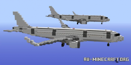 Скачать Scale Aircraft Model - Simple Version by unknowntutanely для Minecraft
