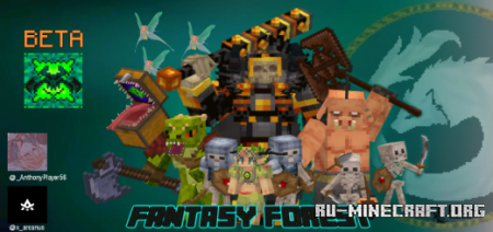 Скачать Fantasy Forest для Minecraft PE 1.19