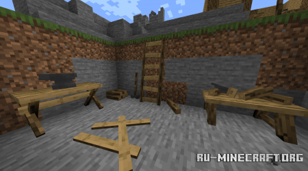 Скачать Feudal Furniture - Walkway Update для Minecraft PE 1.19