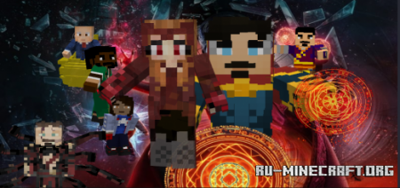Скачать Doctor Strange in the Multiverse of Madness Addon для Minecraft PE 1.18