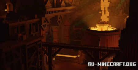 Скачать Skyblock Dwarven Mines by Jaskadz для Minecraft