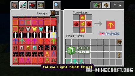 Скачать Dynamic-Light Armor для Minecraft PE 1.19