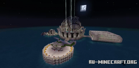 Скачать Lotus - Futuristic Ocean Mansion для Minecraft