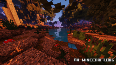 Скачать Paramount Swamp Terrain для Minecraft PE