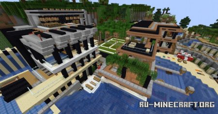 Скачать Extreme Luxury Mansion для Minecraft PE