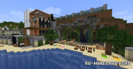Скачать Extreme Luxury Mansion для Minecraft PE