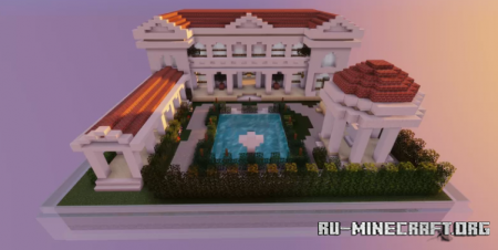 Скачать Minecraft Asset - Roman Villa (by Shax) для Minecraft