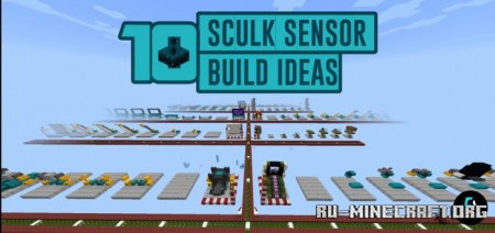 Скачать 10 Sculk Sensor Build Ideas для Minecraft PE