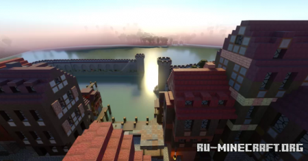 Скачать Bagnar - A medieval-themed city для Minecraft