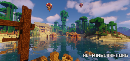 Скачать Shipwreck in the Jungle для Minecraft PE