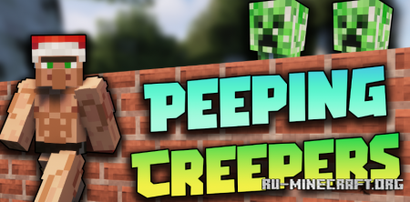Скачать Peeping Creepers для Minecraft 1.19.1