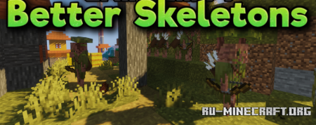 Скачать Better Skeletons Resource Pack для Minecraft 1.19