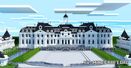 Скачать French Chateau (With interior) для Minecraft