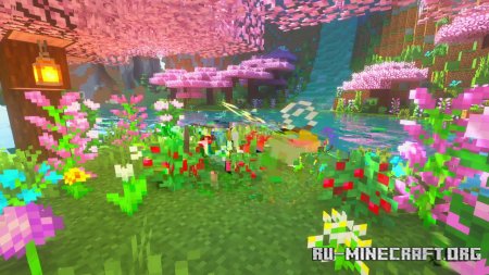 Скачать Cherry Blossom Grotto для Minecraft 1.19