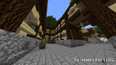 Скачать Old Village by ZipMap для Minecraft PE