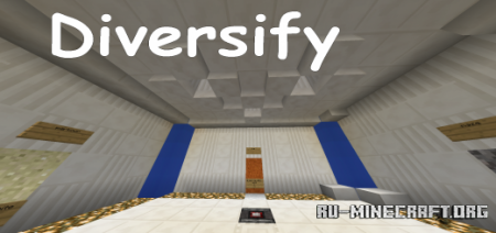 Скачать Diversify by ZipMap для Minecraft PE