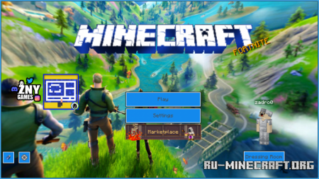 Скачать Fortnite Edition для Minecraft PE 1.19