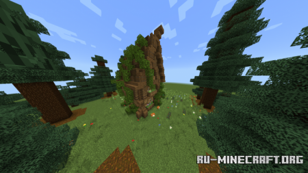 Скачать Forest House by ZipMap для Minecraft PE