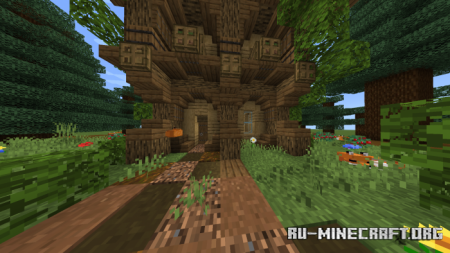 Скачать Forest House by ZipMap для Minecraft PE