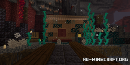 Скачать Mystic House in the Nether для Minecraft PE