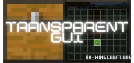 Скачать TransparentGUI для Minecraft PE 1.19