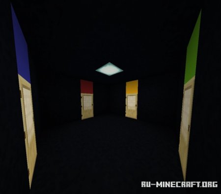 Скачать Red Door Yellow Door для Minecraft PE