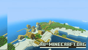Скачать Crashed Plane Island Survival для Minecraft PE