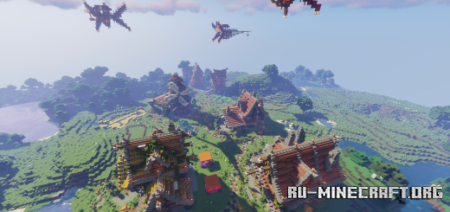 Скачать Fantasy Village by Frodo666 для Minecraft PE