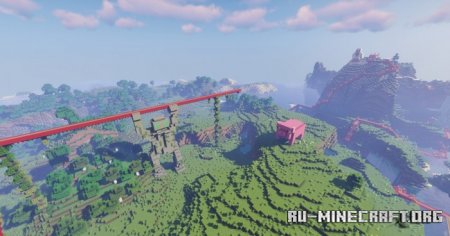 Скачать Fantasy Roller Coaster для Minecraft PE