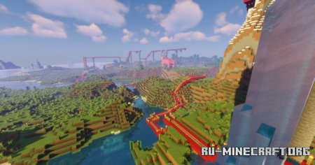 Скачать Fantasy Roller Coaster для Minecraft PE