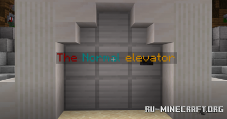 Скачать The Normal Elevator для Minecraft PE
