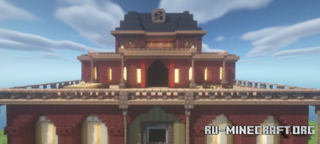 Скачать Big Red Mansion by TaNziLegend879 для Minecraft