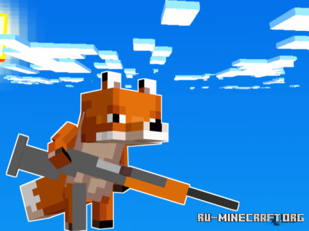 Скачать Foxes Vs Wolves BattleField для Minecraft PE 1.19