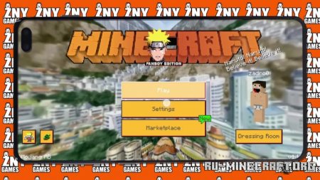 Скачать Naruto Fanboy Edition для Minecraft PE 1.19