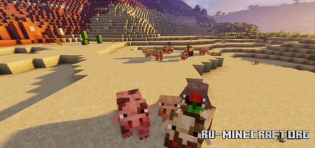 Скачать Porkier Pigs для Minecraft 1.19
