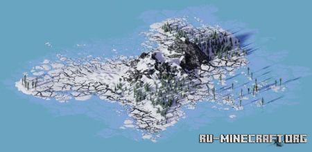 Скачать Custom minecraft Snow map by firehart для Minecraft