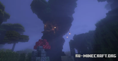 Скачать Imposible Giant Parkour Tree by gianlutricuso для Minecraft